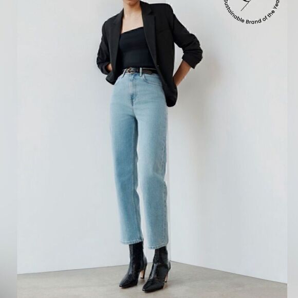 NEW Everlane The Way-High Jean Indigo Blue 26 Long - Picture 6 of 7